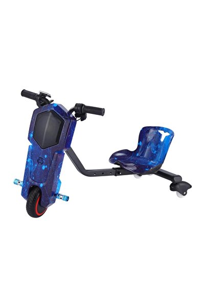 Fab N Funky سكوتر كهربائي للأطفال بتصميم فضائي، هيكل قابل للتعديل، مصابيح أما...