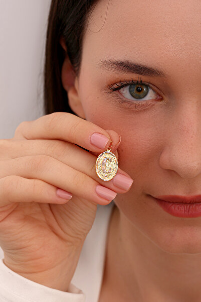 Altınkesesi 8 Ayar Altın Pres Harf Kolye Ucu