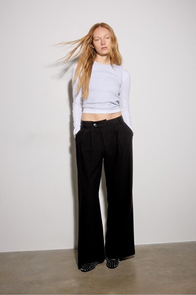 Stradivarius Çapraz belli smart pantolon