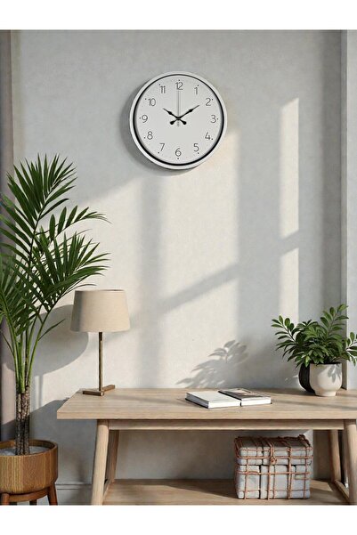 Leyaton White 36 cm Standard Wall Clock Lwlhm-Ytrs345