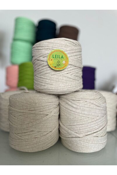 Leila Design kırçıllı krem penye ip (600-650gr) 1 adet fiyatıdır