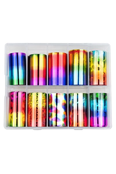 LUXORISE Σετ Φύλλων Μεταφοράς #36 Ουράνιο Τόξο, 10 τεμάχια