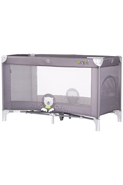 Chipolino Capri Bear grey folding cot