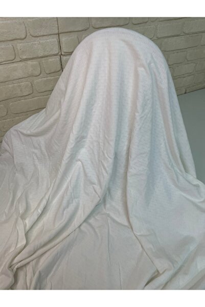 EGE DESIGN SÜPREM PENYE PAMUK BEYAZ JAKAR TEK PARÇA 140 BOY EN 190