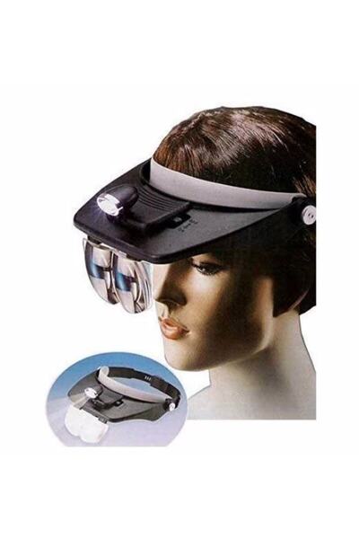 Forestia MG81001-E Profesyonel Kafa Bandı Tipi LED'li Büyüteç Gözlük