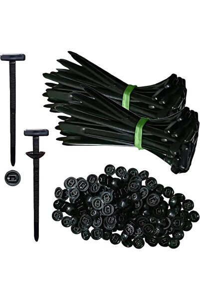 The Bros 100 قطعة من مشابك ربط الكابلات العالمية المصنوعة من النايلون، ربطات ...