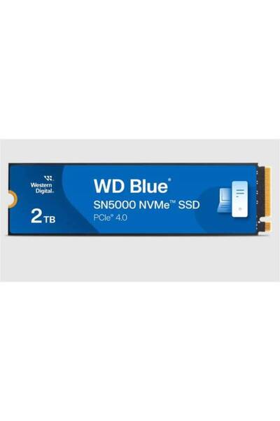 WD 2 TB BLUE SN5000 PCI-4.0 5150MBS 4850MBS M2 SSD WDS200T4B0E