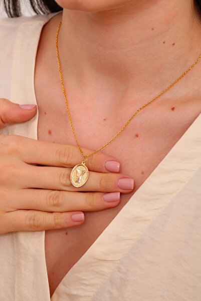 Altınkesesi 8 Ayar Altın Pres Harf Kolye Ucu