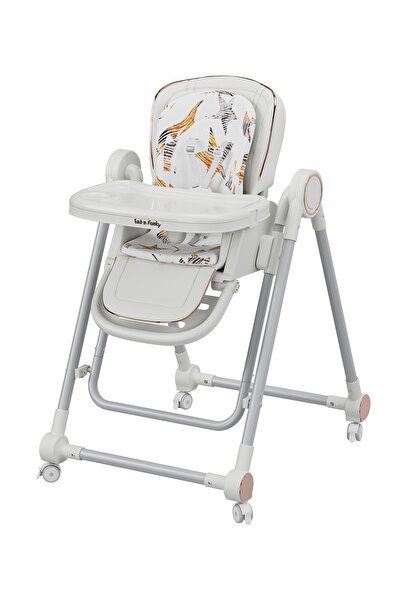 Bonfino Kids High Chair + Manual Swing, Stylish Design, Foldable And Detachab...