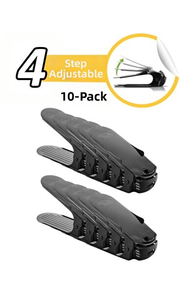Mowo Home Adjustable Shoe Ramp Set of 10