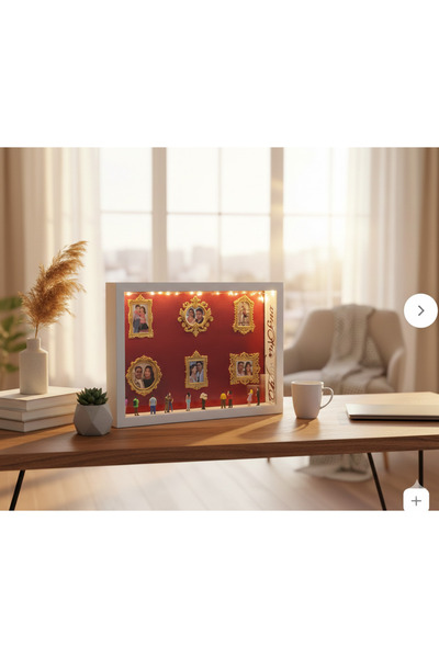 Verda Çerçeve Ledli Yeni Trend 25x35 Cm Siyah Derin Aşkımızın Müzesi Çerçeves...