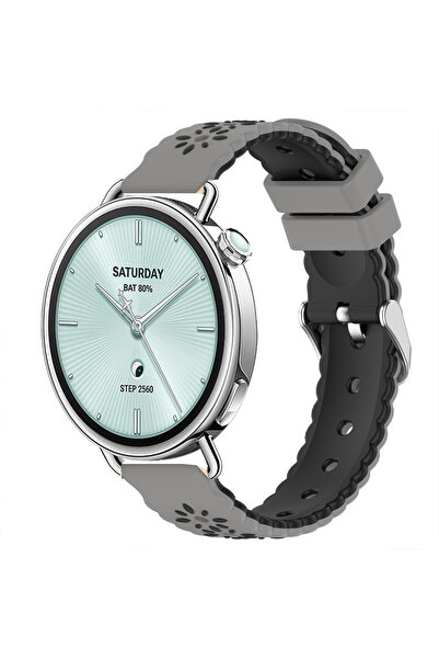 Sneezy ساعة Mi Watch S4 مقاس 41 ملم، سوار من السيليكون الناعم بنمط الزهور، سو...