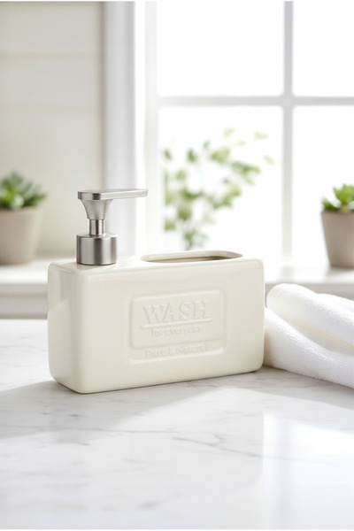 FH finehome Wash Ceramic Liquid Soap Dispenser