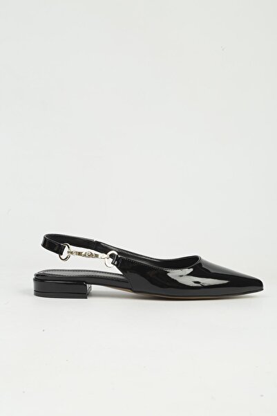 Pierre Cardin Дамски черни балерини от лакирана кожа PC-55745