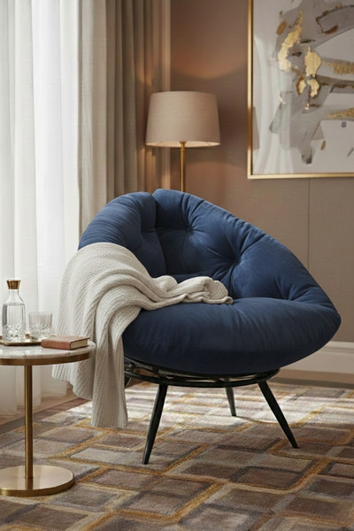 AVYNA CROWN™ Duo Collection Modern Tekli Koltuk Berjer | Kitap Okuma & Dinlen...