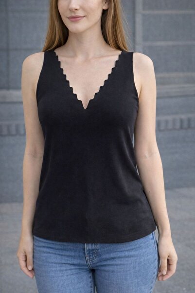 Gönülden Tasarım Black Lycra Women's Bodysuit