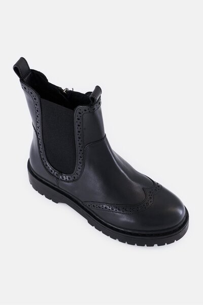 Geox Women D Bleyze Zipper Closure Ankle Boots, Black