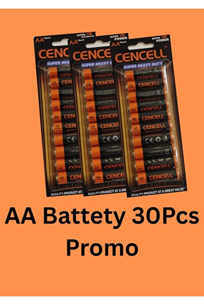 Cencell Sensal AA batteries, 30 pieces