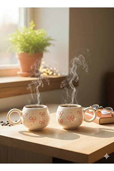 Kübrahome 2 lı fiyong desen kupa bardak