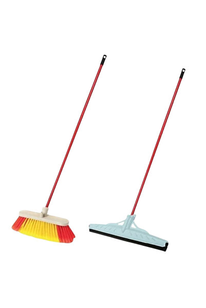 EvdeLazım Handle-Attached Floor Brush Sweeper Auto Brush, Handle-Attached Squ...