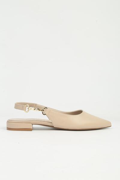 Pierre Cardin Γυναικεία Μπεζ Μπαλαρίνα Παπούτσια PC-55745