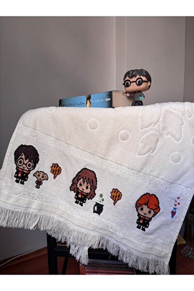 ABAS Kanaviçe İşlemeli Büyücü Temalı El Havlusu