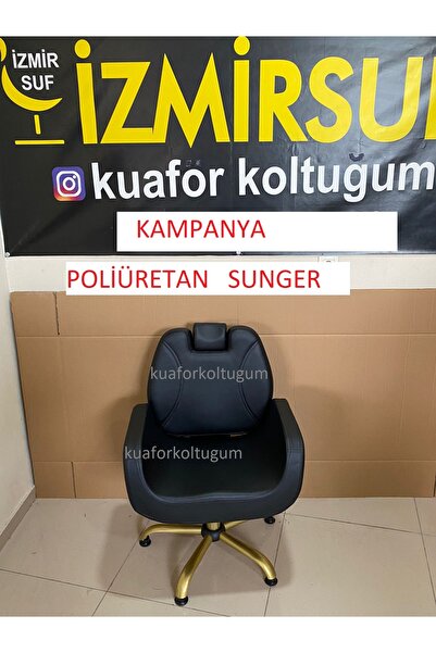 kuaforkoltugum kuaför makyaj kaş bıyık koltuğu gold ayak