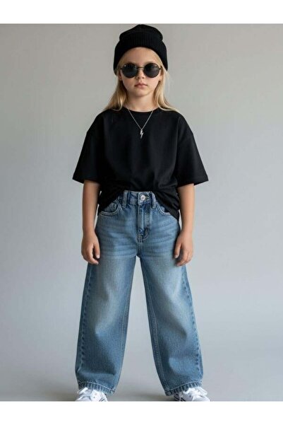 Zekids Κοριτσίστικο τζιν παντελόνι με ελαστική μέση