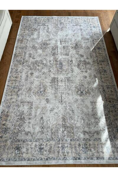 Missia Home Yıkanabilir Pamuk Taban Vintage Halı 7026