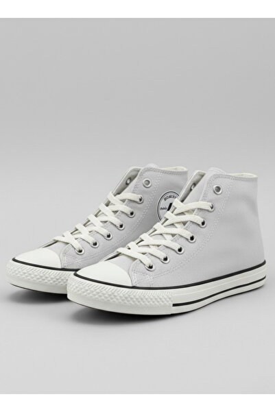 homiro Unisex Long Linen Sneakers - Gray