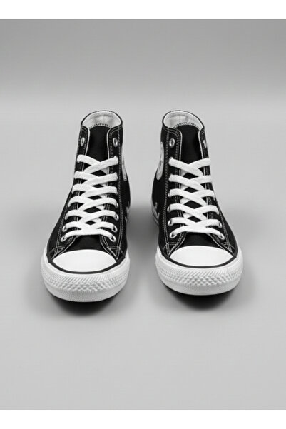 homiro Unisex Long Linen Sneakers - Black