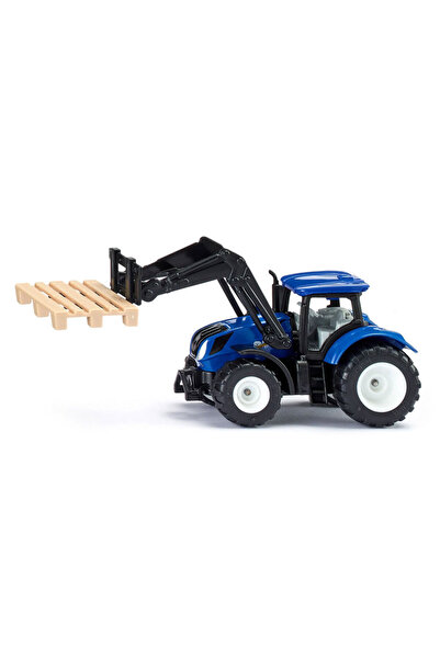 Siku New Holland With Pallet Fork And Pallet 1544
