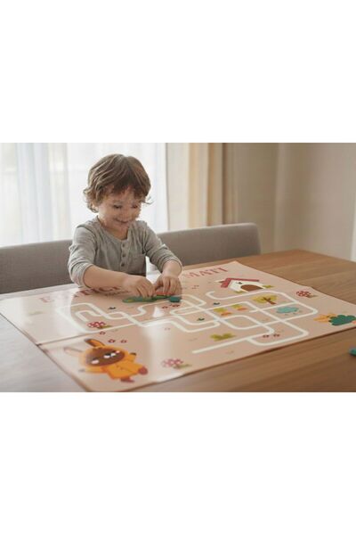 Baskı Madeni Eğitici oyun hamuru matı , oyun hamuru oynama alanı , sevimli ta...