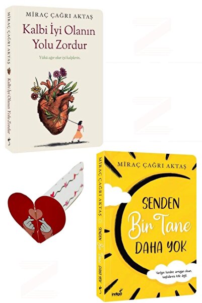 İndigo Kitap Kalbi İyi Olanın Yolu Zordur-Senden Bir Tane Daha Yok-2'li Set-Ö...