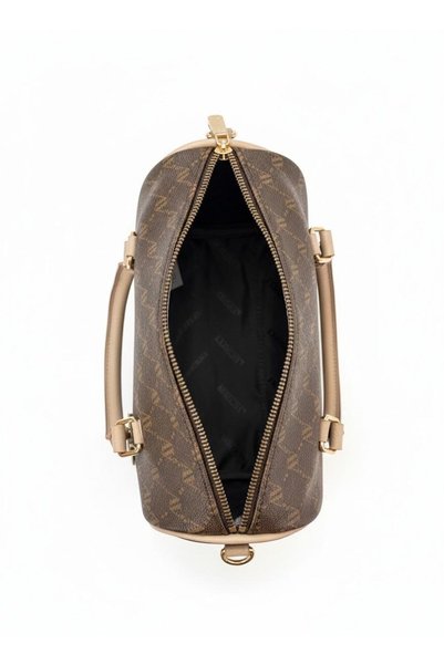 Armine Stylish Brown Dotted Postman Bag , Practical for Modern Use Shoulder Bag