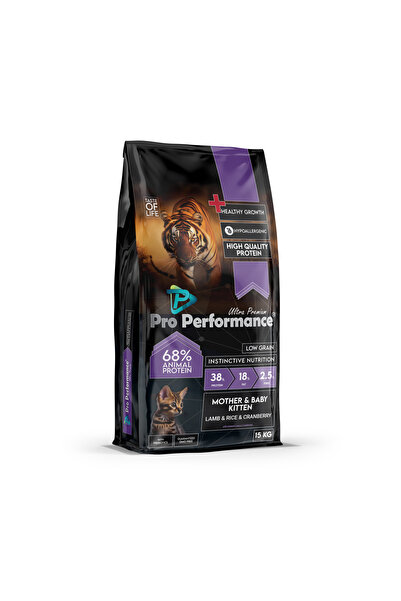 Pro Performance Kuzu Etli & Pirinçli Yavru Kedi Maması 15 Kg
