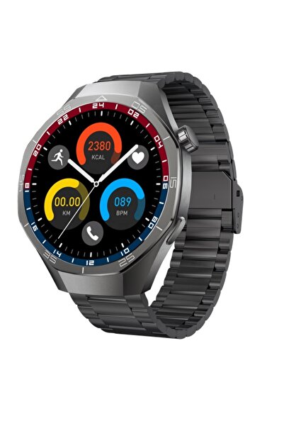 Tastech AMOLED EKRAN AKILLI SAAT DOKUNMATİK METAL KASA KOL SAATİ SMART WATCH