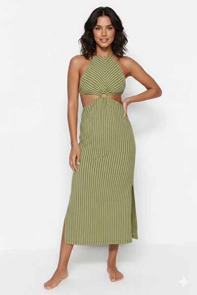 marvion Kadın Halka Baglamalı Bodycorn Elbise