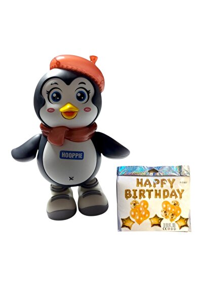 OEM Музикален пингвин Hooppie, 21 см, многоцветен, звуци/светлини, пластмасов...