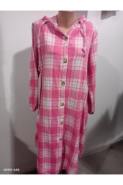 MODA Boydan düğmeli uzun tunik