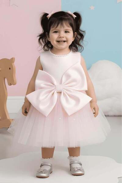 Alesaei-mondo tondo Baby Bow Evening Dress S01182