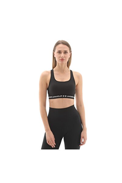 Under Armour A1361034-011 Crossback Mid Bra Women's Bustier Black