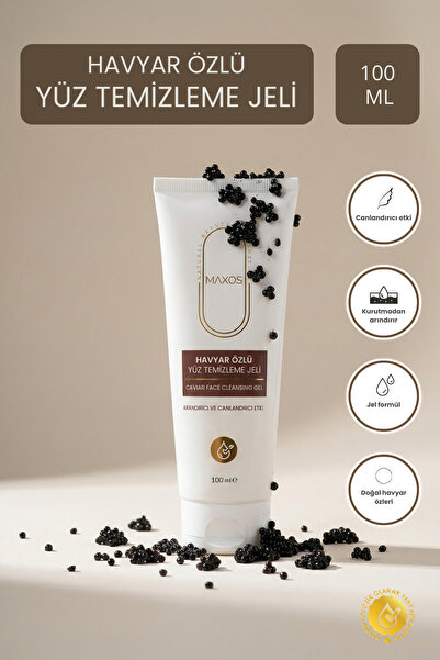 Maxos Havyar Özlü Arındırıcı Yüz Temizleme Jeli 100ml