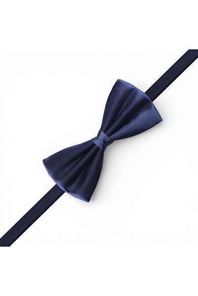 DWOY ربطة عنق من الساتان باللون الكحلي للرجال