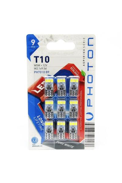 Photon T10 W5W 12V ASPIRING SERIE (9LU BLİSTER) PH7010 B9