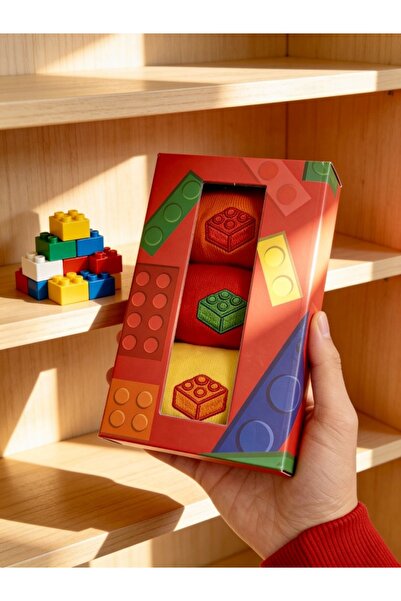 EBLOK BLOK DESEN ( BRİCK-TUĞLA ) ÇORAP