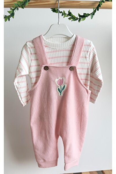 DİĞER1111 Kız Bebek Salopet Tulum