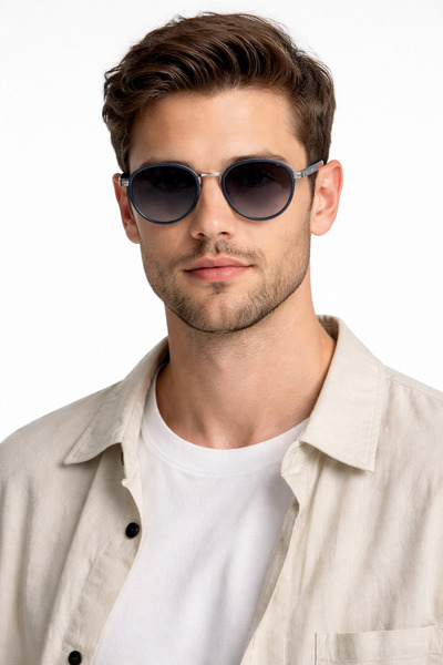 LUNOX Marco Metal Unisex Uv Protection Sunglasses