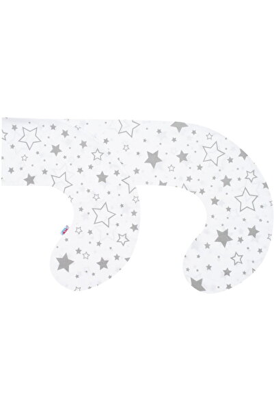 OEM C-shaped nursing pillow cover New Baby Stars grey