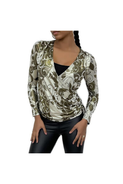 OEM Blouse CX B099 gold color, size S/M